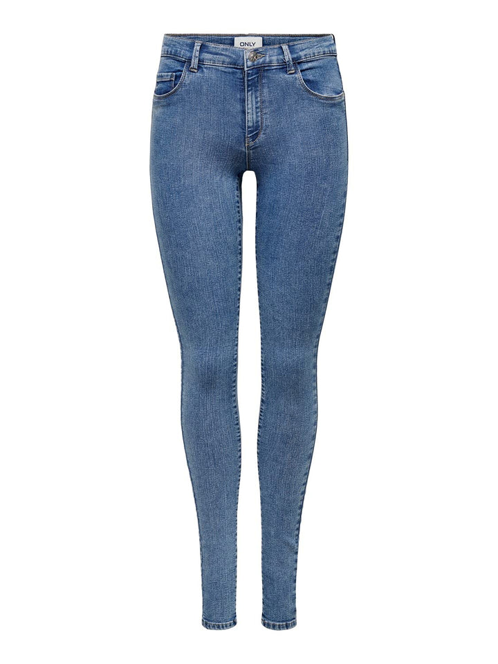 ONLY Female Skinny Jeans ONLROYAL Mittlere Taille Skinny Fit Jeans XS / 34L Blau (Medium Blue Denim)