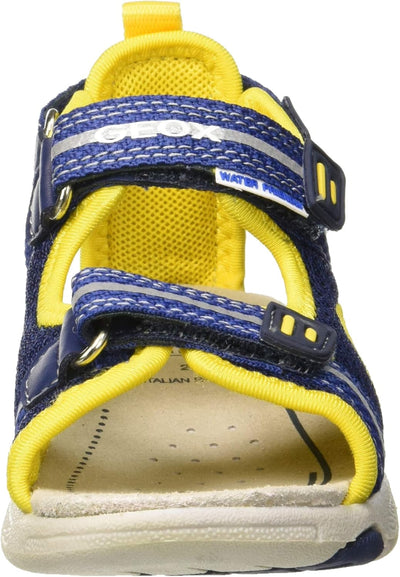 Geox B Sandal Multy Boy A Lauflernschuhe 21 EU Blau Navy Yellow C0657, 21 EU Blau Navy Yellow C0657