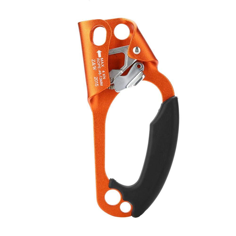 Tbest Handsteigklemme Ascender Seilklemme Klettern Rechte Hand Ascender Kletterhand Klettergriff rec