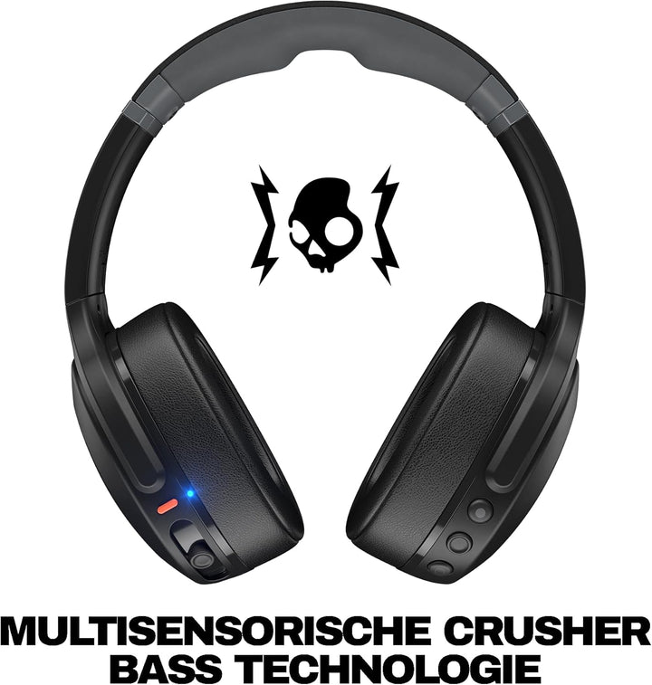 Skullcandy Crusher Evo Over-Ear Wireless-Kopfhörer mit Sensory Bass, 40 Std. Akkulaufzeit, Mikro, ko
