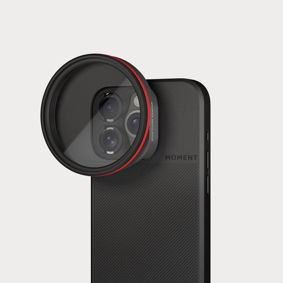 Moment Snap-On Filter Mount I zum Anbringen von 67-Millimeter-Filtern I für iPhone 15/16 Pro & Pro M