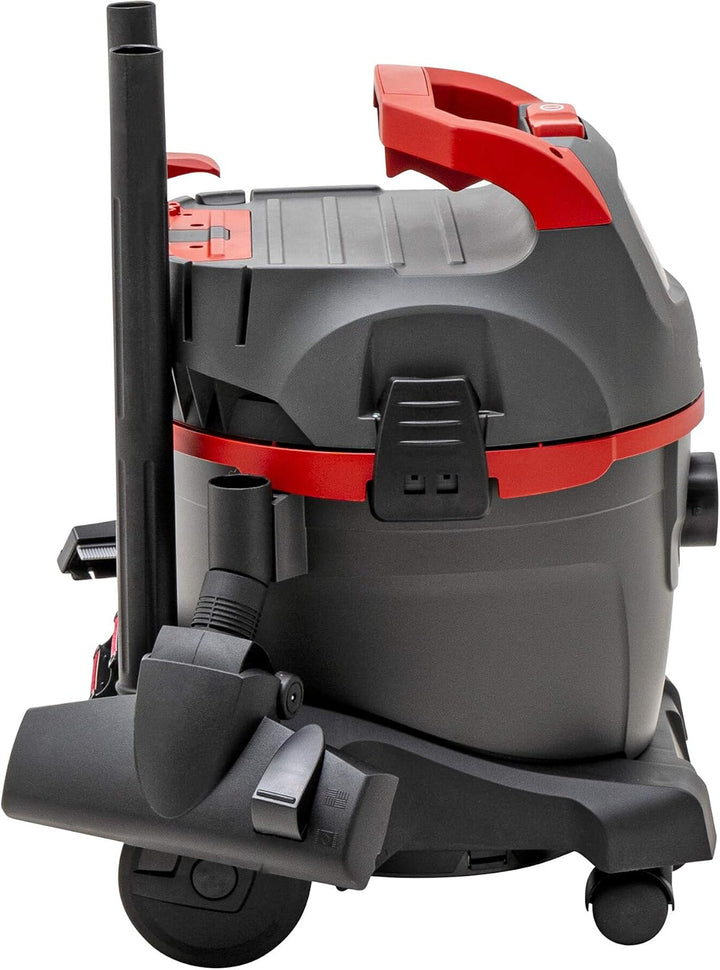 STIER Nass-Trockensauger SNT-20 Premium, 1400W, 20L Behälter, Industriesauger, 8m Kabel, mit Ausblas