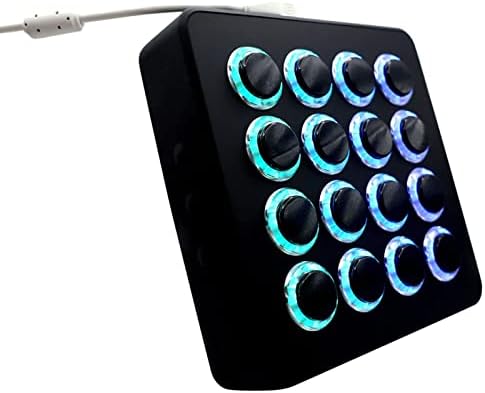 Dj Techtools Midi Fighter Spectra, hochwertiger Midi Controller für DJs (Leistungsstark, offizielle