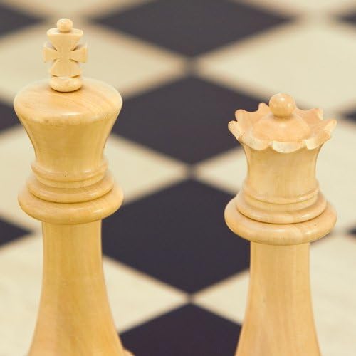 The Regency Chess Company Victoria Serie Ebonisiertes Buchsbaumholz Schachfiguren 9.5cm