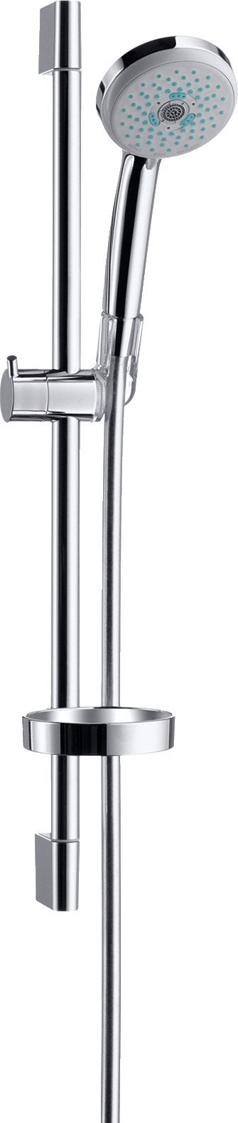 hansgrohe Croma 100 Duschset 0,65m, 3 Strahlarten, Chrom Chrom 0,65m Set 3 Strahlarten, Chrom 0,65m