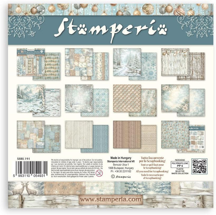 Stamperia - Scrapbook Paper Pad for Scrapbooks, Albums, Cards, Bullet Journals and More, Acid Free,