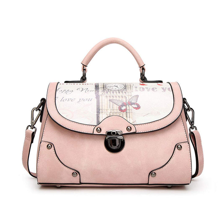 BUKESIYI Damen Tasche Umhängetasche Handtasche Frauen Klein Schultertasche Weekender Lack PU Leder C