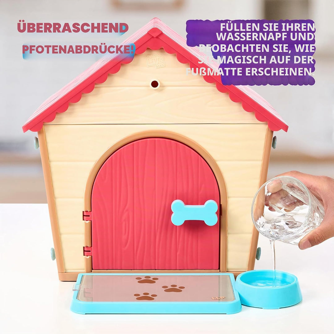 Little Live Pets – My Puppy's Home: interaktiver Hund mit DIY-Hundehütte zum Selbstaufbauen und span