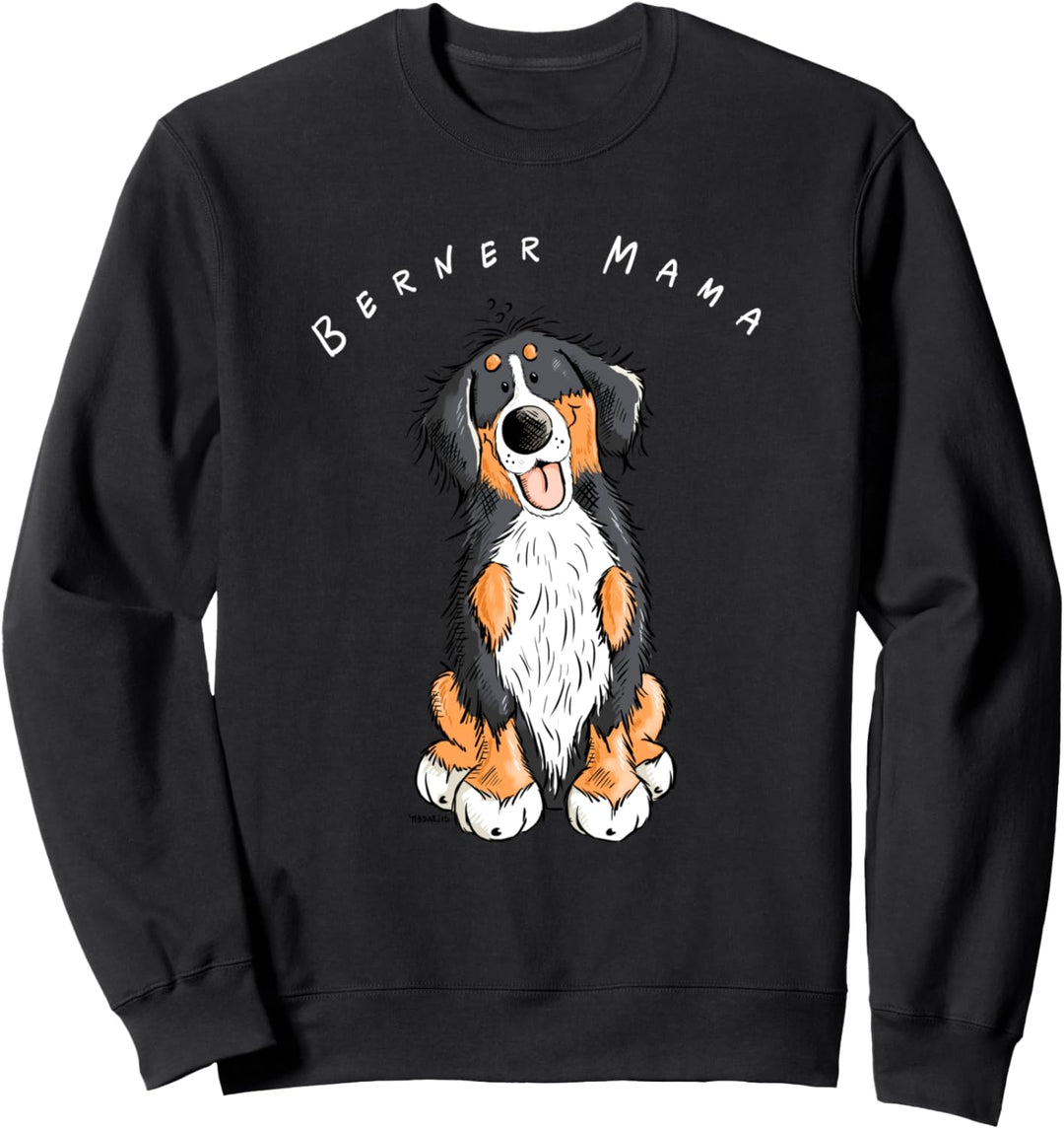 Berner Mama Tshirt I Sennenhund Frauchen T Shirt Geschenk Sweatshirt