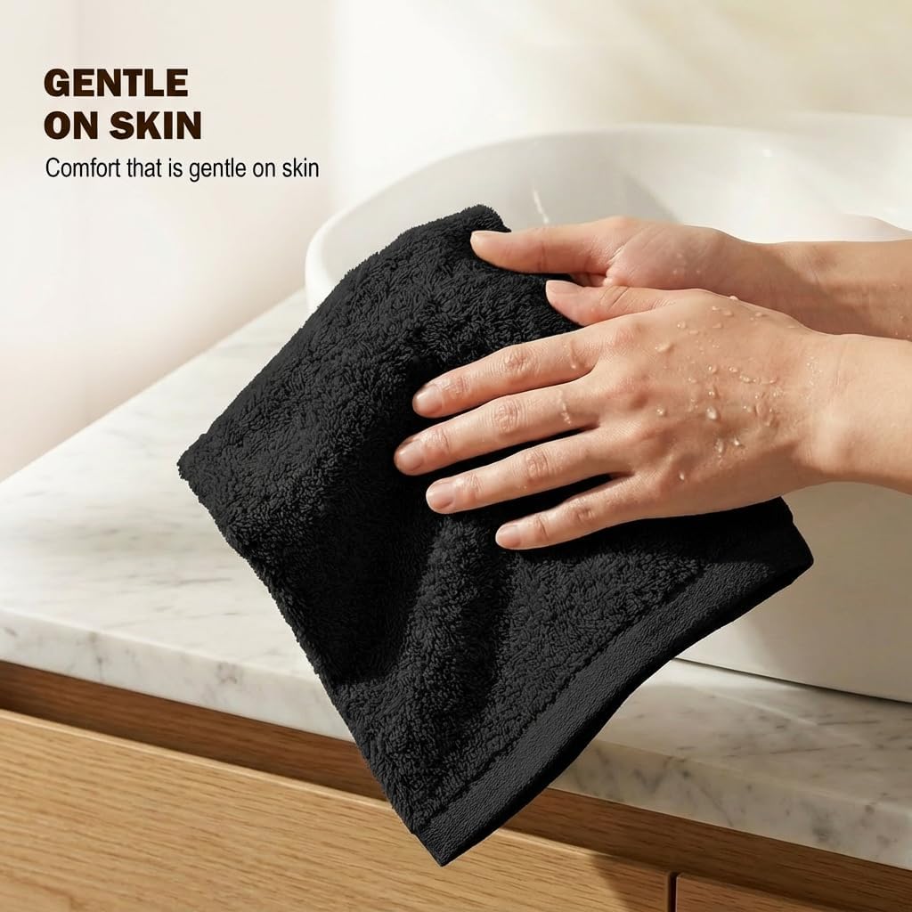 Utopia Towels Baumwoll-Waschlappen-Set – 100 % ringgesponnene Baumwolle, Premium-Qualität Flanell-Wa