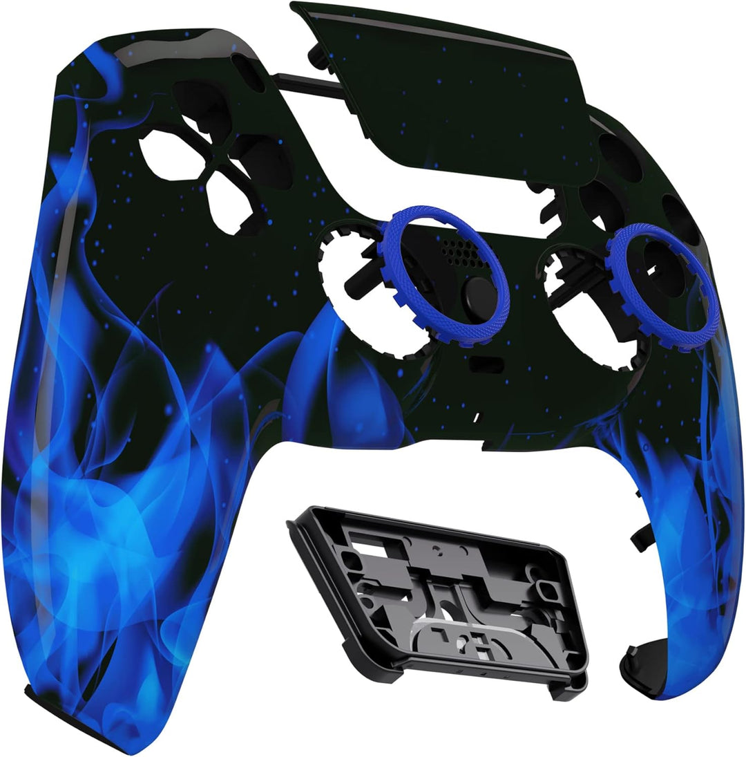 eXtremeRate Luna Re-Design Front Hülle für ps5 Controller BDM-010/020/030/040/050, Ersatzgehäuse&Tou