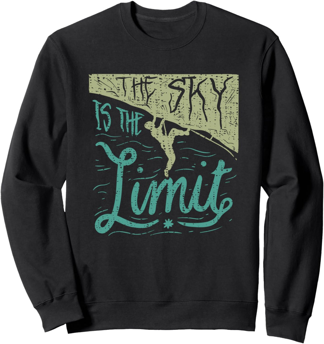 Rock Mountain Climbing inspirierte Sprüche Geschenk Sweatshirt