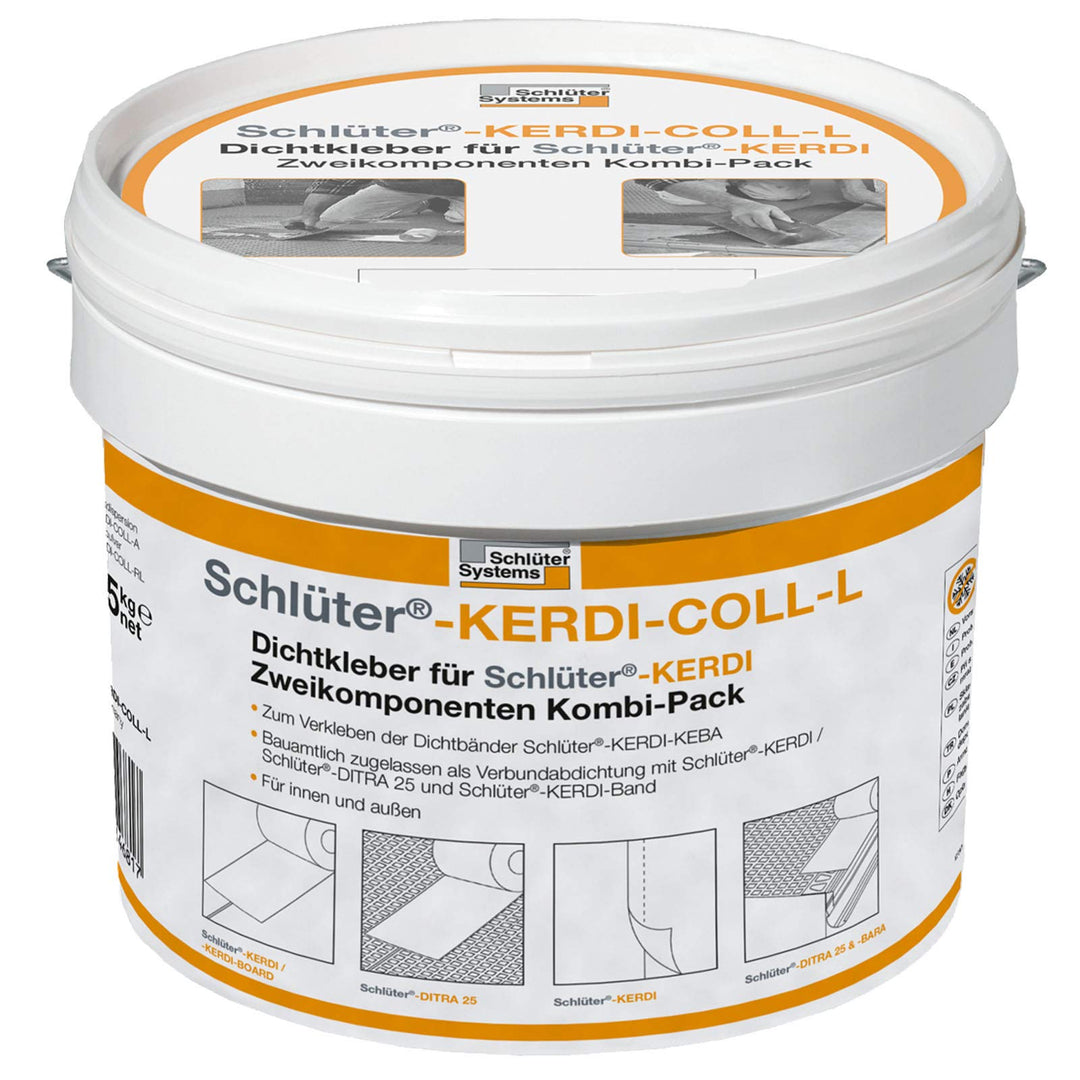 Schlüter Kerdi-Coll-L Dichtkleber 2K 1,85kg Eimer 1.85 Kilogramm, 1.85 Kilogramm