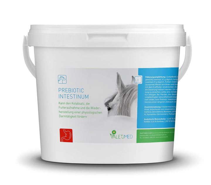 Valetumed PREBIOTIC INTESTINUM, 2.500 g, Ergänzungsfutter für Pferde, fördert Wiederherstellung Eine