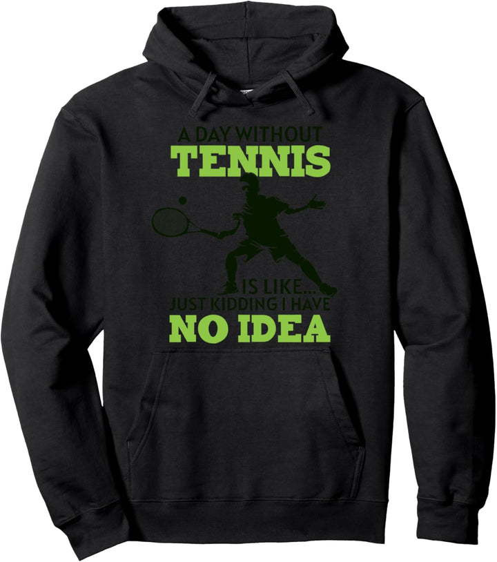 tennisschläger tennisball tennisplatz tennis-coach Pullover Hoodie