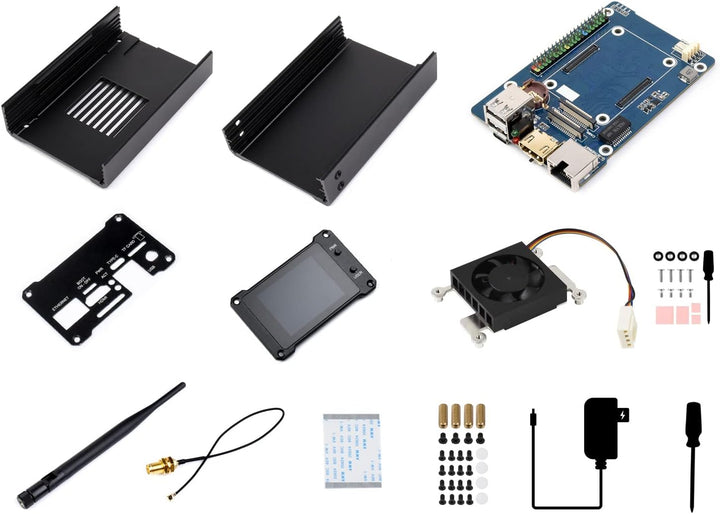 Network Attached Storage(NAS) All-In-One Mini-Computer Compatible with Raspberry Pi Compute Module 4