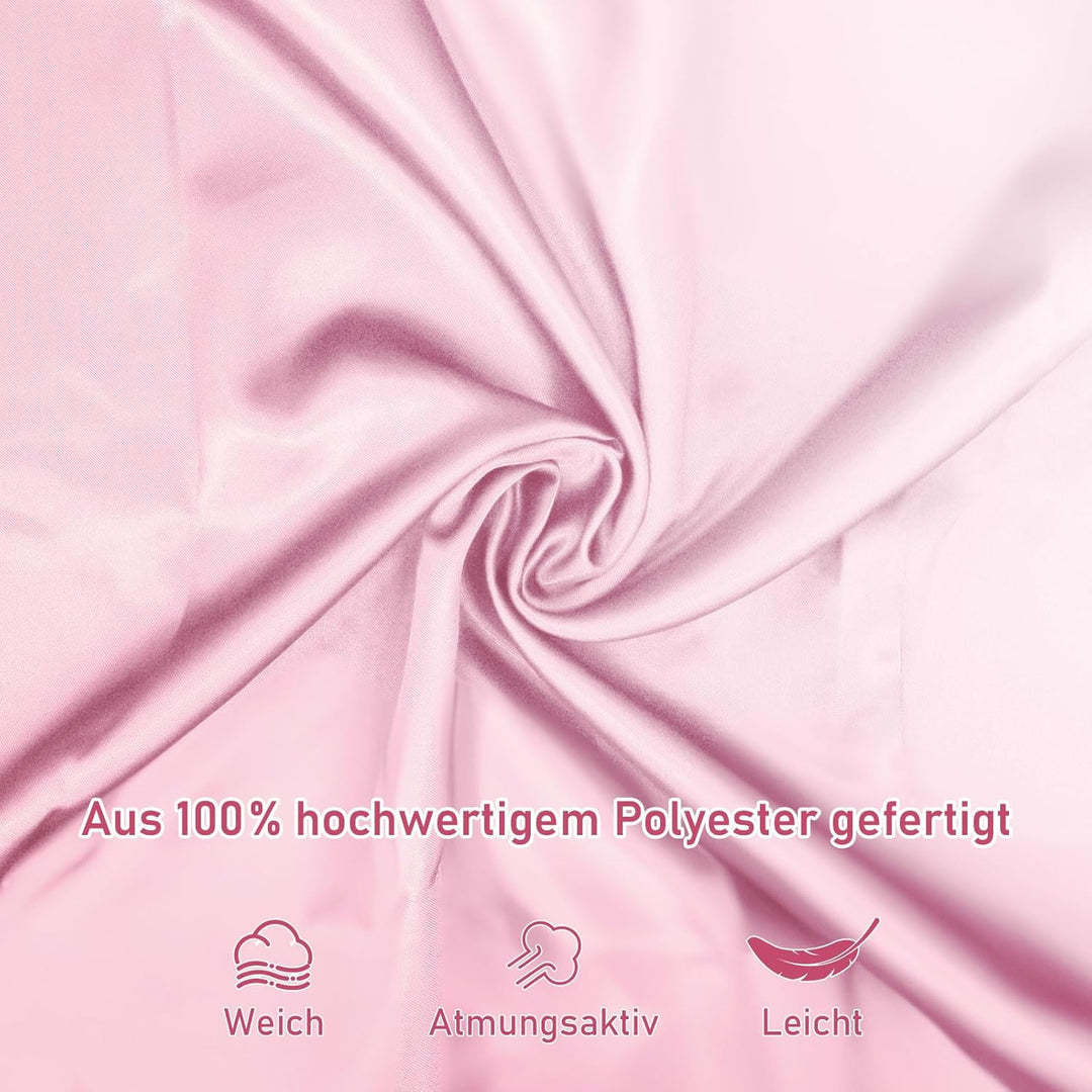 SWHCM 12 Stück Mädchen Seidige Roben Kimono Geburtstag Kinder Spa Party Hochzeit Braut Party Blume M