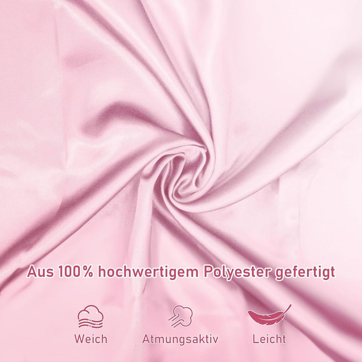 SWHCM 12 Stück Mädchen Seidige Roben Kimono Geburtstag Kinder Spa Party Hochzeit Braut Party Blume M