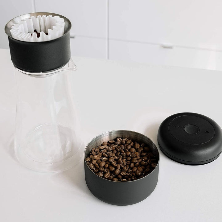 Fellow Vakuumbehälter zur Aufbewahrung von Kaffee und Lebensmitteln, integrierte Vakuumpumpe, hermet
