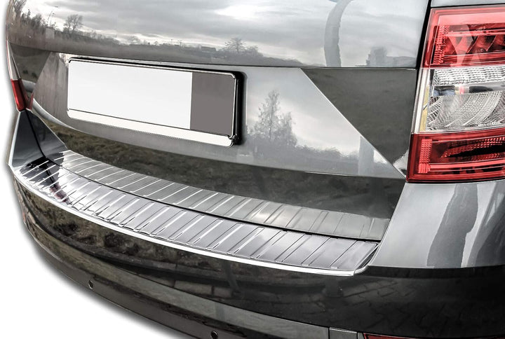 Ladekantenschutz Edelstahl CHROM kompatibel für SKODA Octavia 3 Kombi FACELIFT 2017-2020 | premium Q