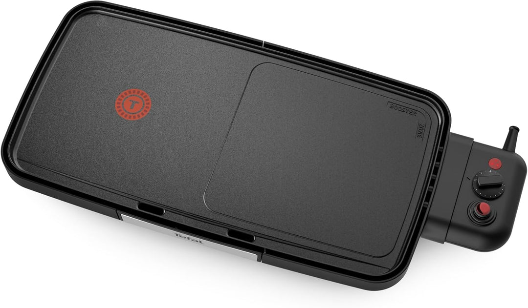 Tefal CB6418 BBQ Booster Tischgrill | Power-Boost-Zone | 2200 Watt | Antihaftbeschichtung | 6 Stufen