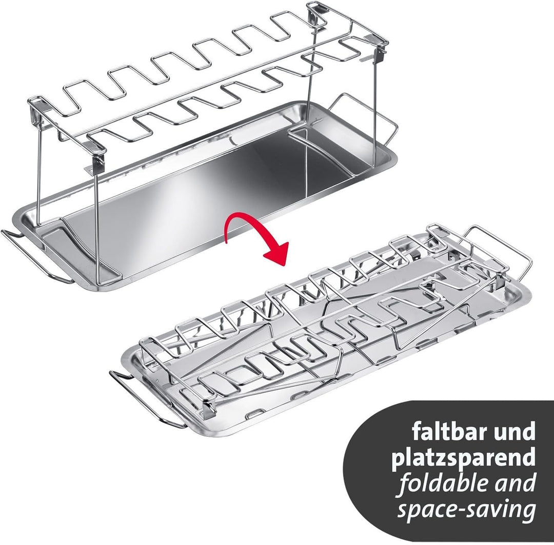 Westmark Hähnchenkeulenhalter – Ideal für die gleichzeitige Zubereitung von bis zu 14 Hähnchenkeulen