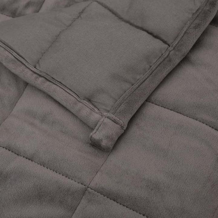 Homgoday Gewichtete Decke, Grau, 200 x 220 cm, 13 kg, Stoff, Möbeldekor, warme und bequeme Decke, ho
