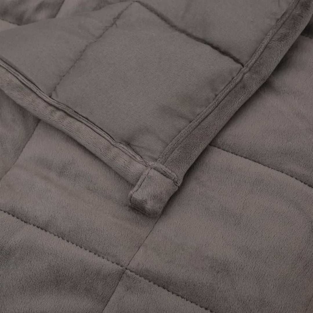Homgoday Gewichtete Decke, Grau, 200 x 220 cm, 13 kg, Stoff, Möbeldekor, warme und bequeme Decke, ho
