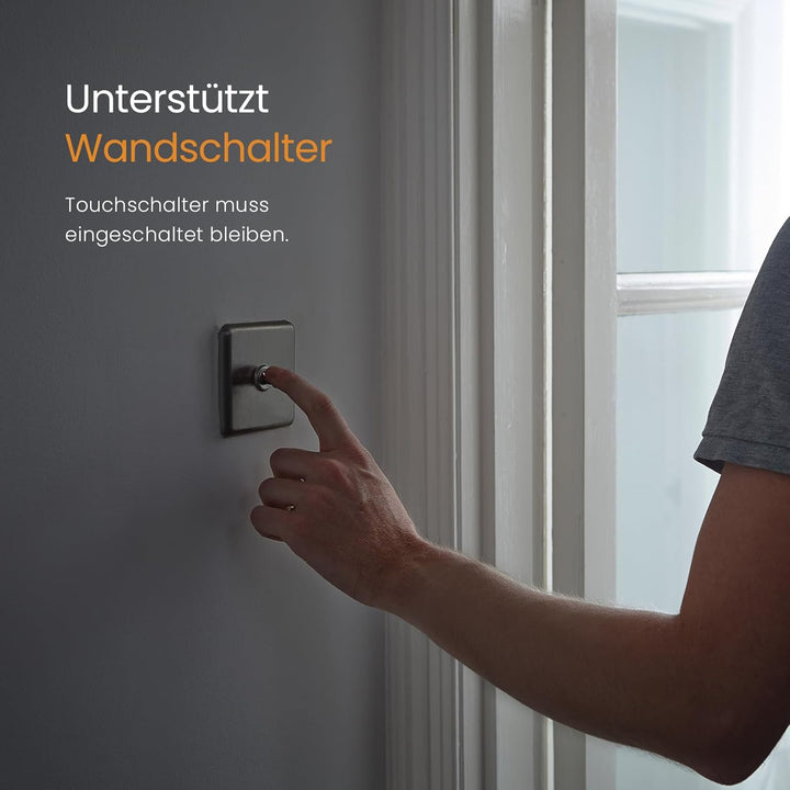 EMKE Badspiegel mit Beleuchtung Rund LED Spiegel 80 cm Runder Badspiegel mit Touchschalter, Dimmbar,