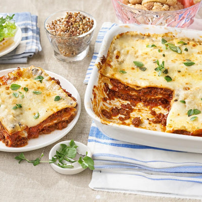 Küchenprofi 750218238 Lasagneform, extra hoch 38 cm aus Hartporzellan A 38 x 38 x 5 cm, A 38 x 38 x