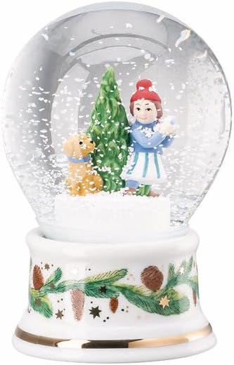 Hutschenreuther Weihnachten Sammelkollektion 2025 Schneekugel Weihnachtsspiele Höhe 12 cm; Jahresart