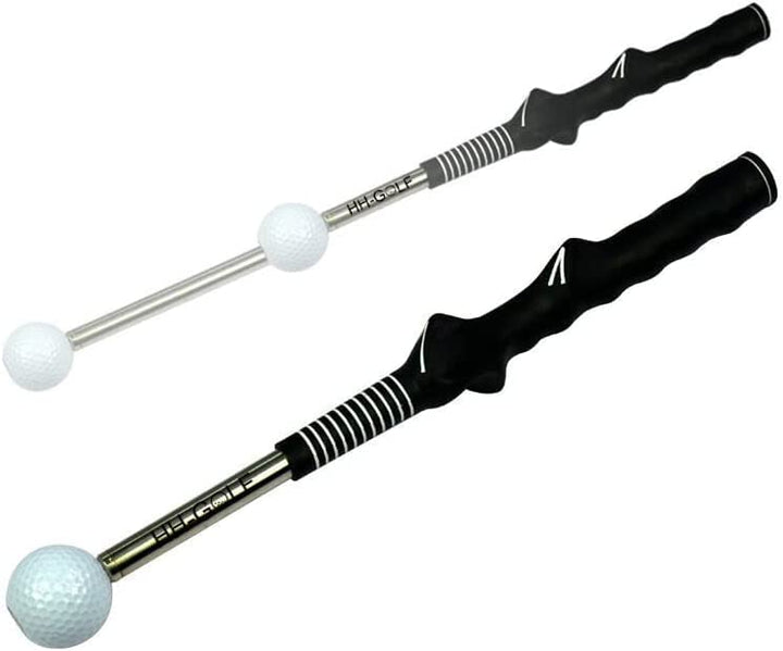HH-Golf Rhythm Click Sound Teleskop Warm Up Golf Swing Trainer, Korrekturieren Gesturer Trainingshil