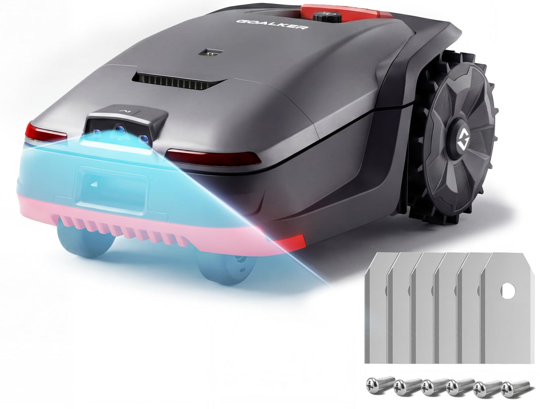 H1 Rasenmäher Roboter mit duales LiDAR & KI-Vision, RTK + VSLAM für 2000 m² Rasenfläche, KI-Hinderni