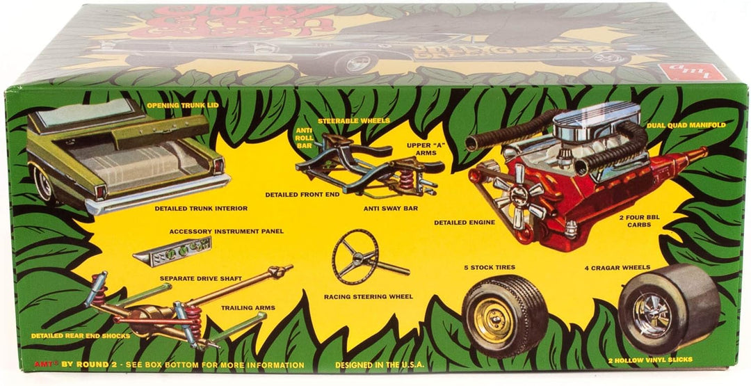 AMT 1965 Ford Galaxie Jolly Green Gasser Modellbausatz im Massstab 1:25 (AMT1192)