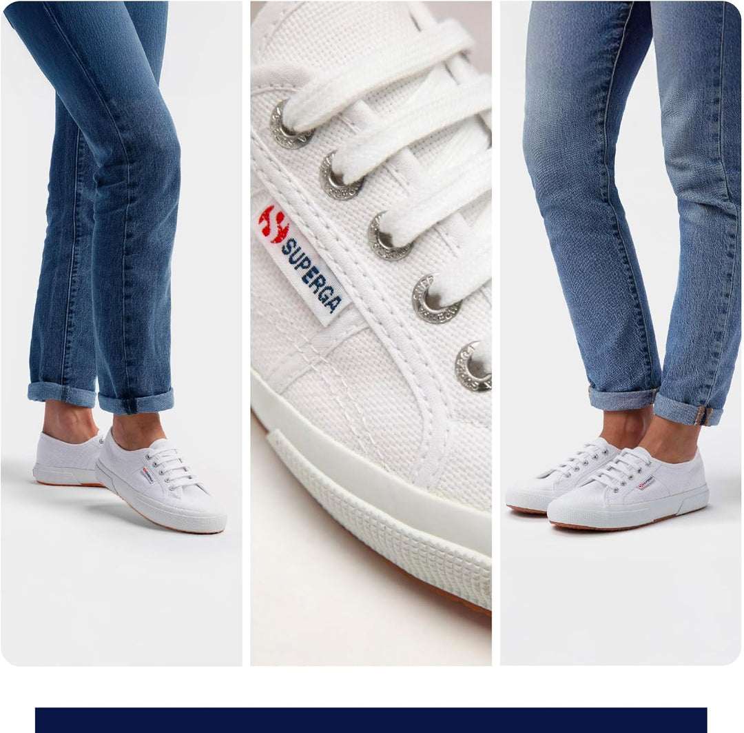 Superga 2750 Linu, Damen Schnürsneaker 39 EU Rot Red White, 39 EU Rot Red White