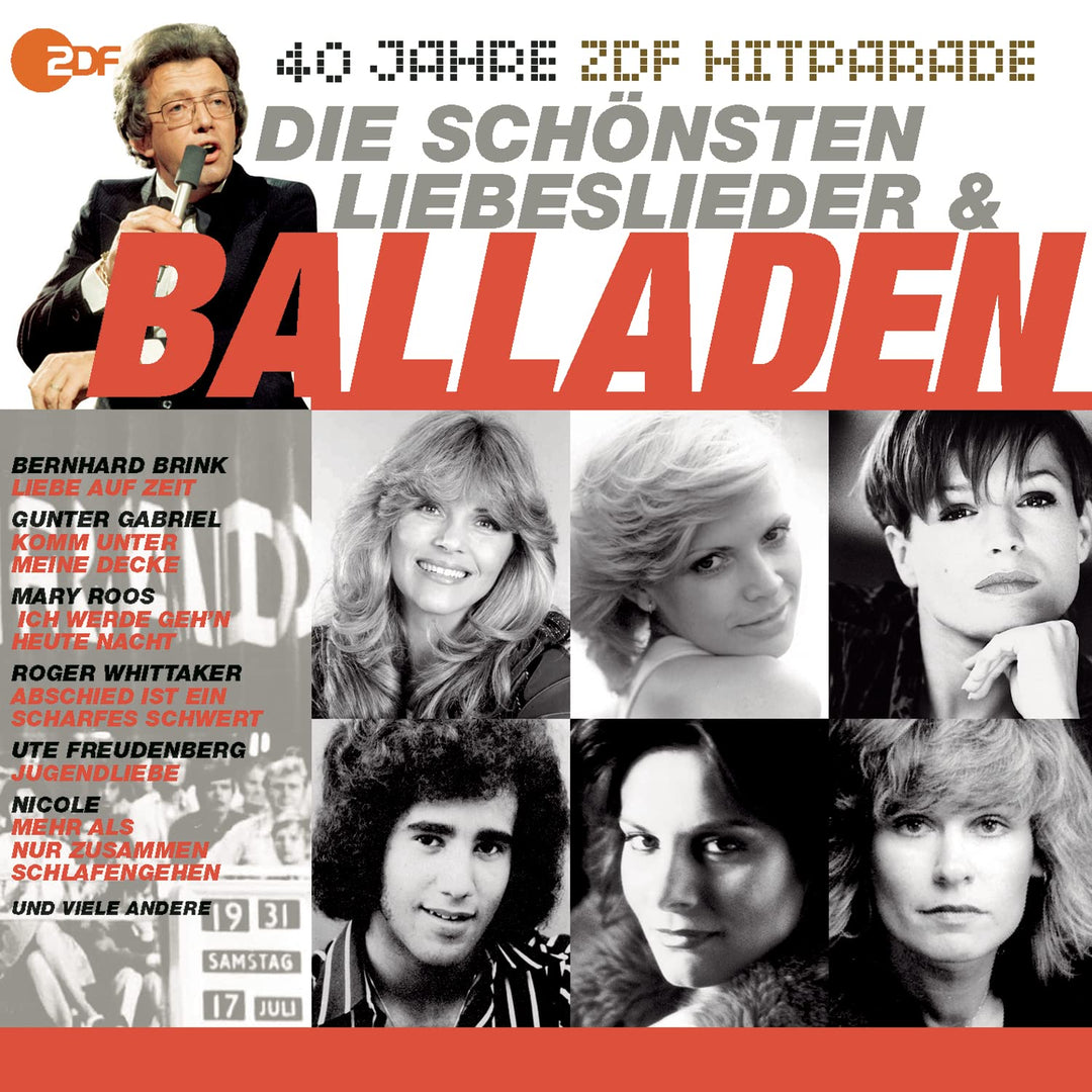 Die Balladen-das Beste aus 40 Jahren Hitparade, Audio-CD