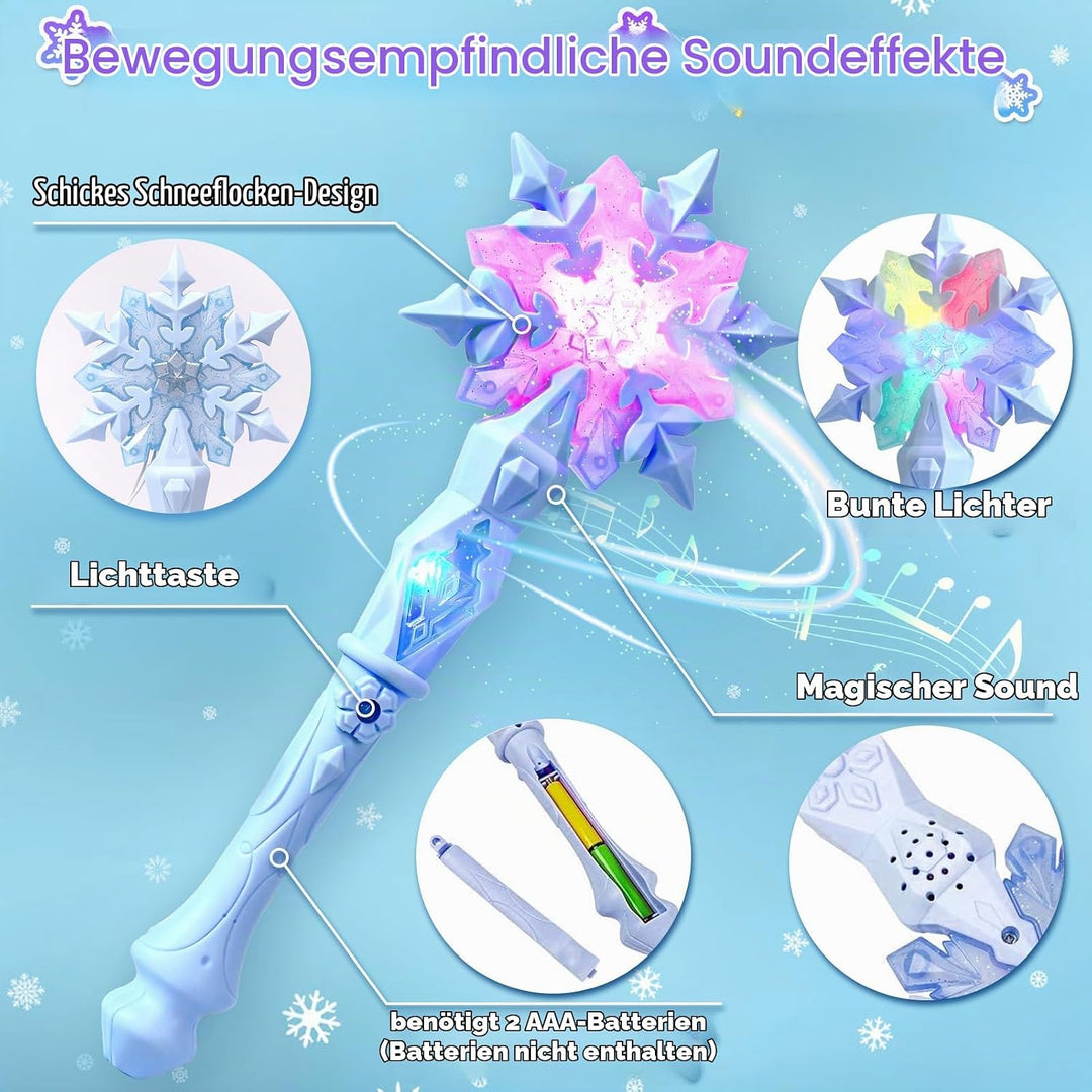 G.C ELSA Eiskönigin Spielzeug Geschenk für Mädchen 4 5 6 7 8 Jahre, Mini Karaoke Maschine mit Kinder