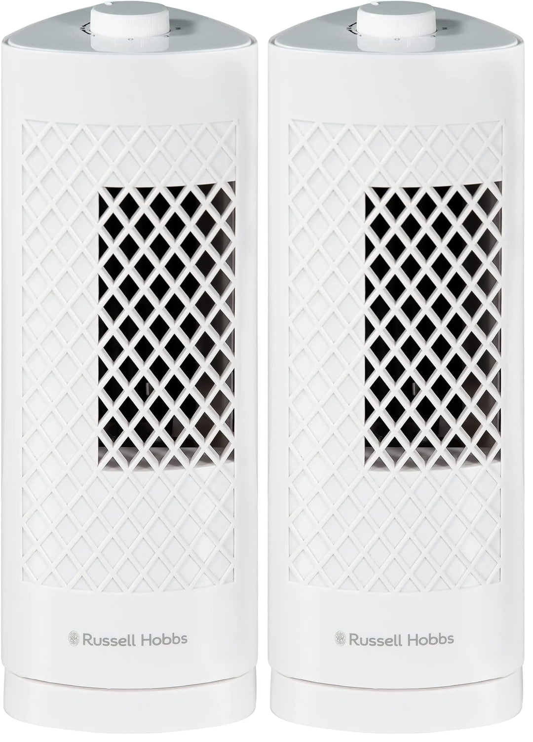 Russell Hobbs RHTF1321 Mini-Turmventilator, leicht, 33 cm, tragbar, 3 Geschwindigkeiten, 75° Schwenk