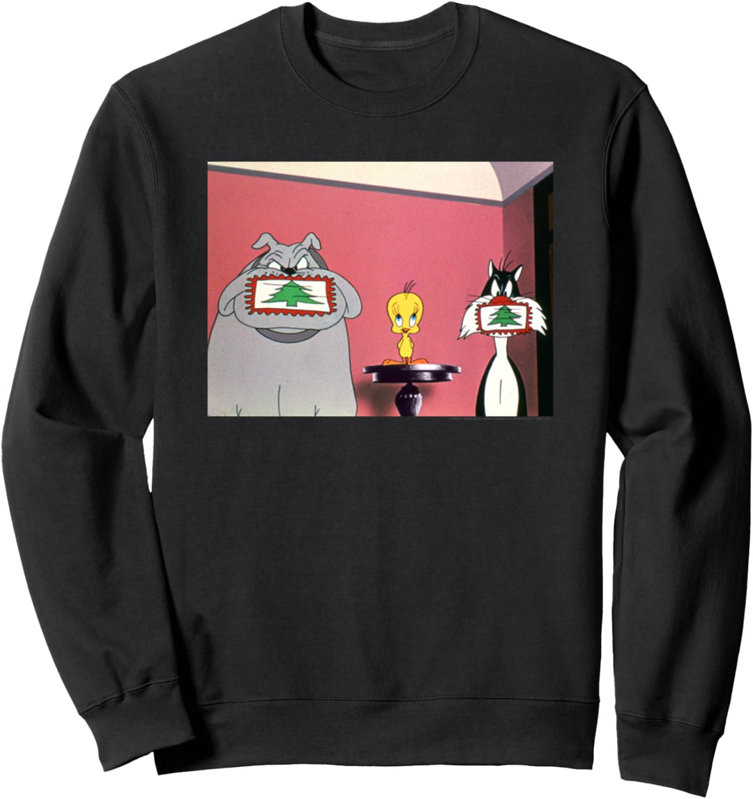 Weihnachten Looney Tunes Christmas Postcard Sweatshirt