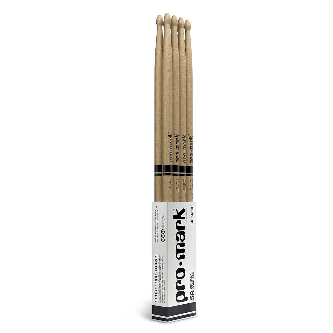 ProMark Drumsticks - Schlagzeug Sticks - Schlagzeugsticks - Klassischer Vorwärts Hickory 5A Drum Sti