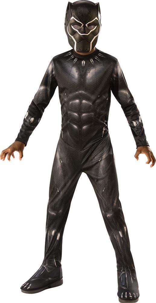 Rubie's I-700657S Klassisches, offizielles Kinderkostüm, Black Panther, Avengers 4: Endgame, Grösse