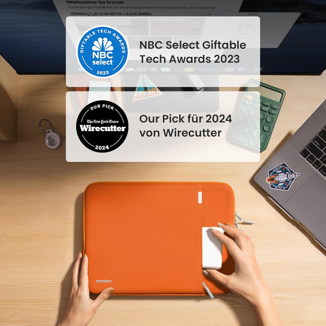 tomtoc 360° Laptop Tasche Hülle für 14-Zoll MacBook Pro M5 Pro/Max (2026) A3426 A3427 A3434, M4/M3/M