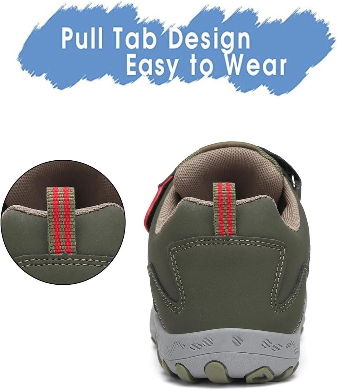Mishansha Jungen Mädchen Wanderschuhe rutschfest Walkingschuhe Weich Flexibel Stabil Fitnessschuhe F