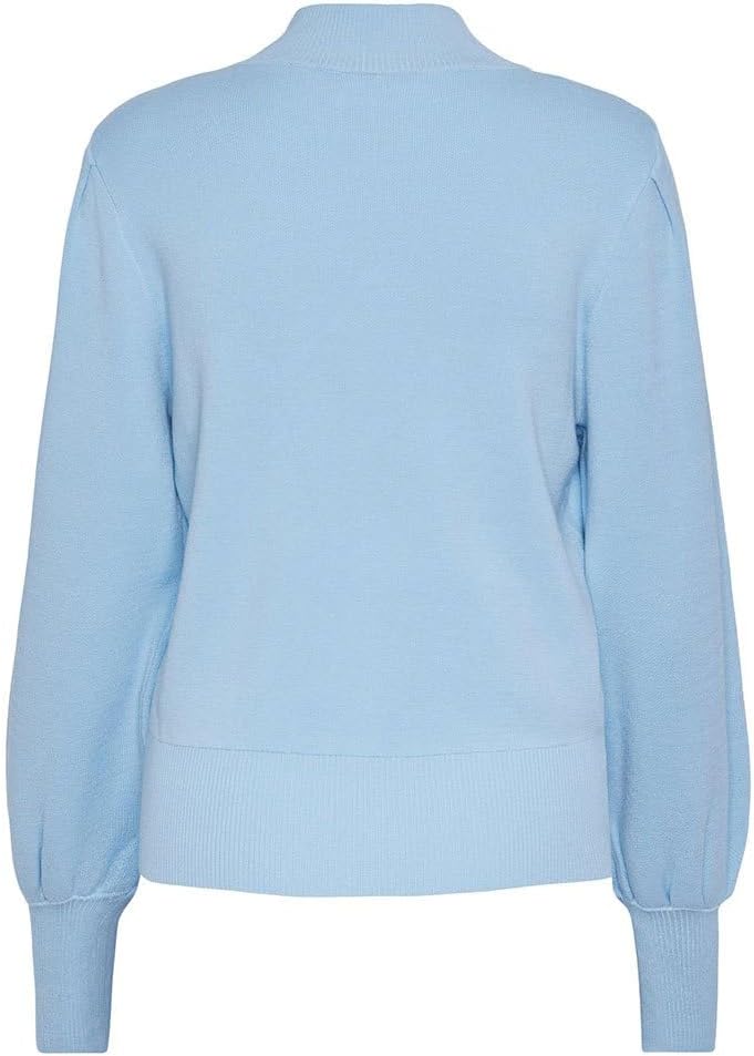 YAS Damen Yasfonny Ls Knit Pullover S. Noos Strickpullover XL Clear Sky, XL Clear Sky