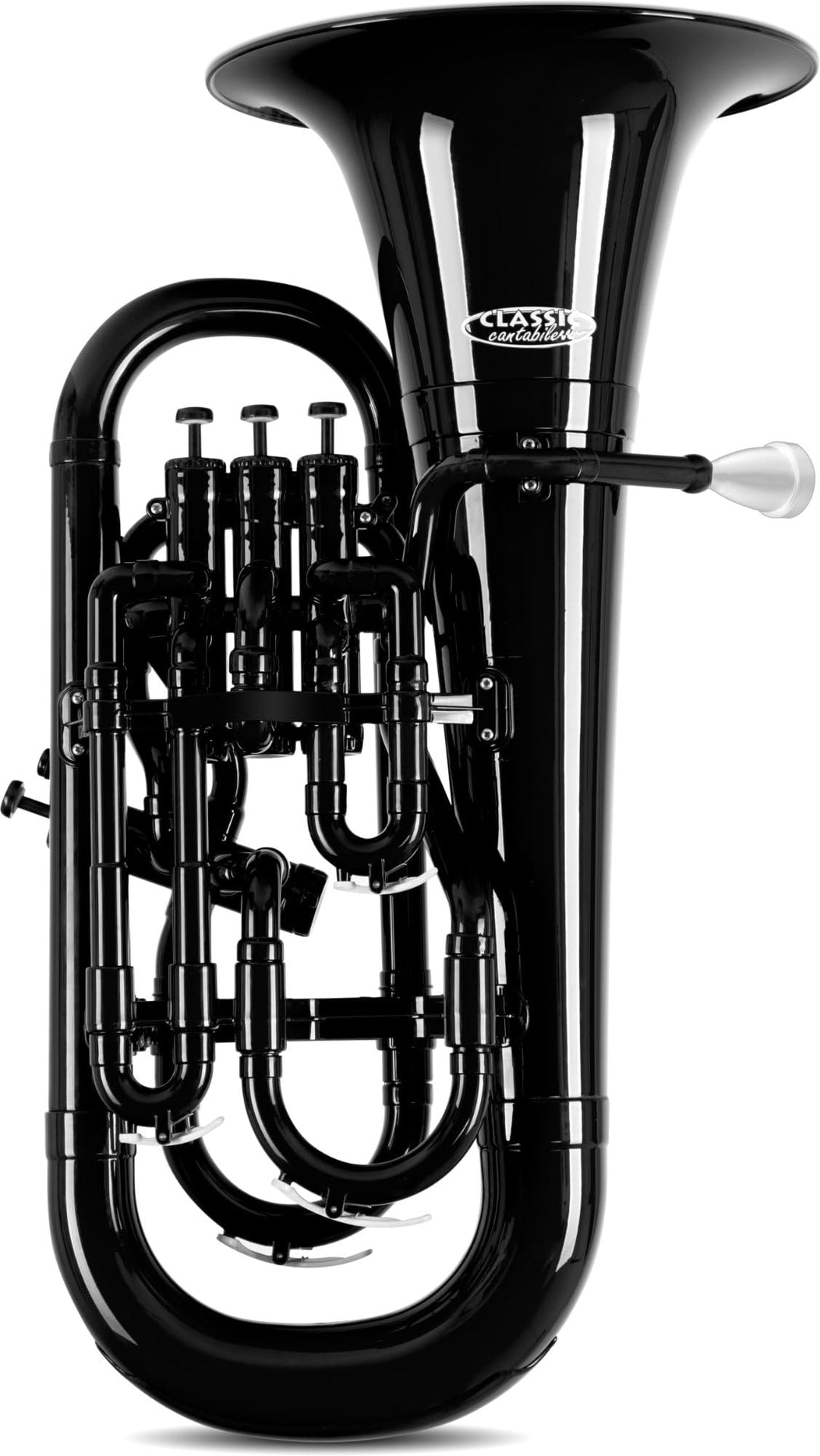 Classic Cantabile MardiBrass Kunststoff Bb-Euphonium - 4 Aluminium-Ventile - nur 2,2 kg leicht - ink