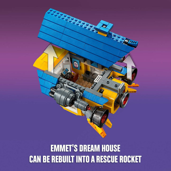 Lego 70831 Lego Movie Emmets Traumhaus/Rettungsrakete!