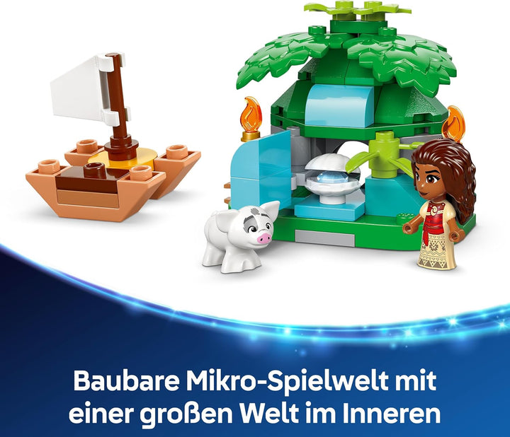 LEGO ǀ Disney Vaianas Inselspass, Bauset für Kinder, die gern fantasievoll Spielen, baubares Modell