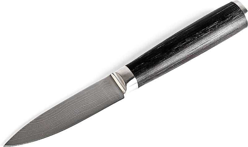 Echtwerk Damaszener Schälmesser, Gemüsemesser/Obstmesser, kleines handliches Küchenmesser/ Allzweckm