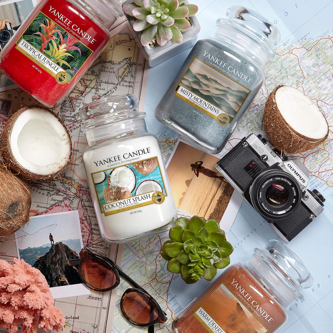 Yankee Candle Duftkerze im Glas (gross) | Tropical Jungle | Brenndauer bis zu 150 Stunden