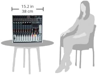 Behringer XENYX X1222USB Premium 16-Input 2/2-Bus Mixer mit XENYX Mic Preamps und Compressors, Briti